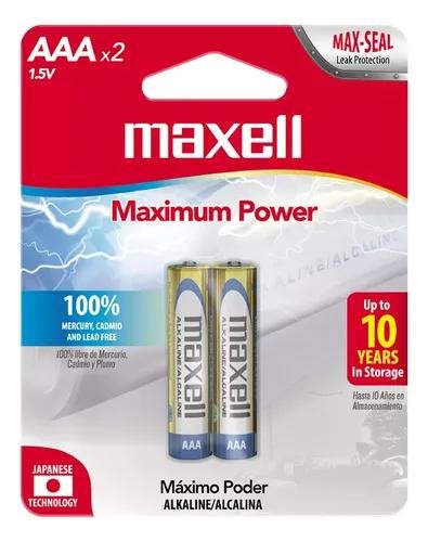 PILAS MAXELL AAA PACK X 2 PRECIO X PACK