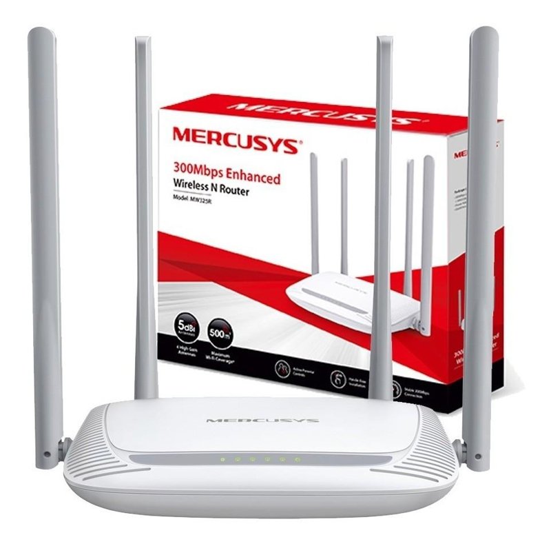 ROUTER WIFI MERCUSYS MW325 4 ANTENAS