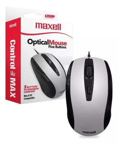 MOUSE MAXELL USB MOWR-105 5 BOTONES C/CABLE