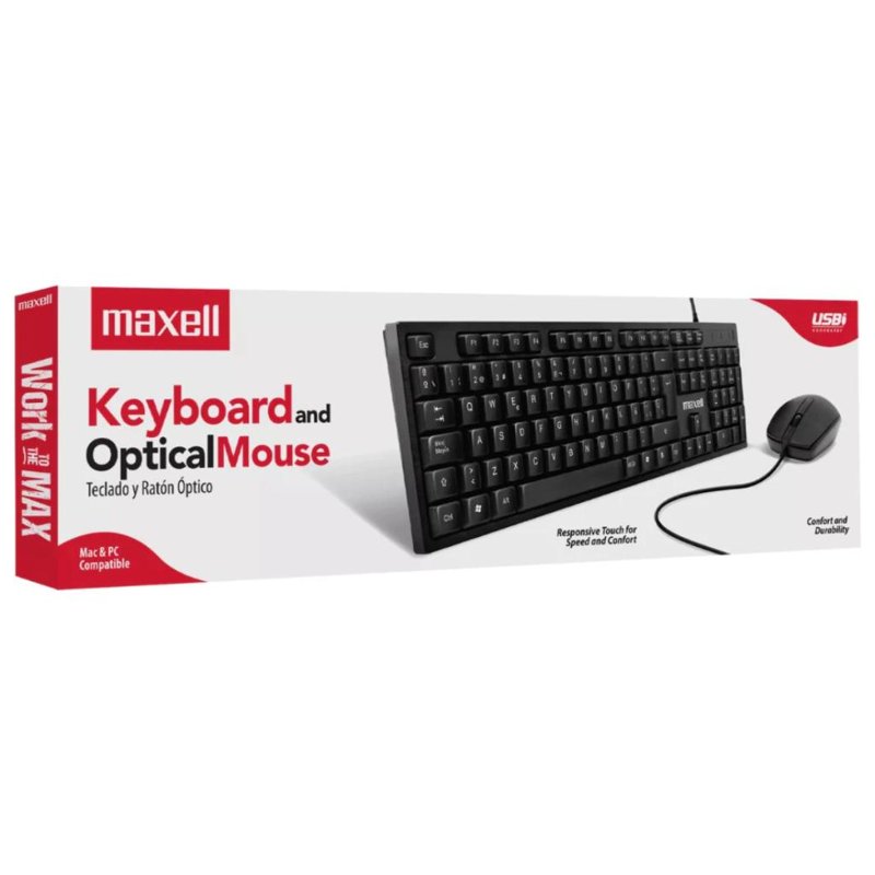 KIT TECLADO + MOUSE MAXELL WRKBC-10