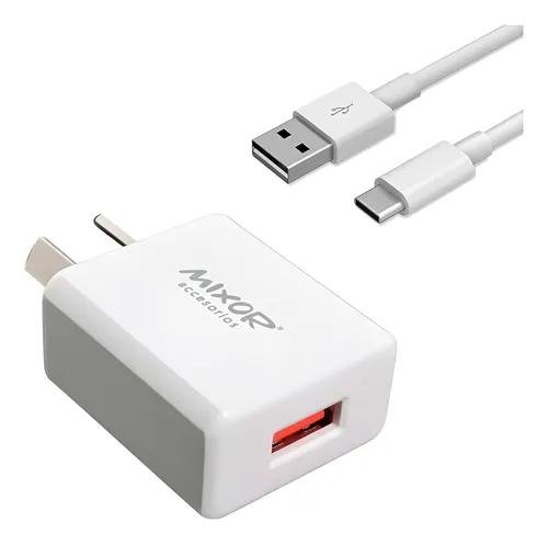 CARGADOR VIAJERO MIXOR SOMOS 45W FAST USB + CABLE USB MICRO