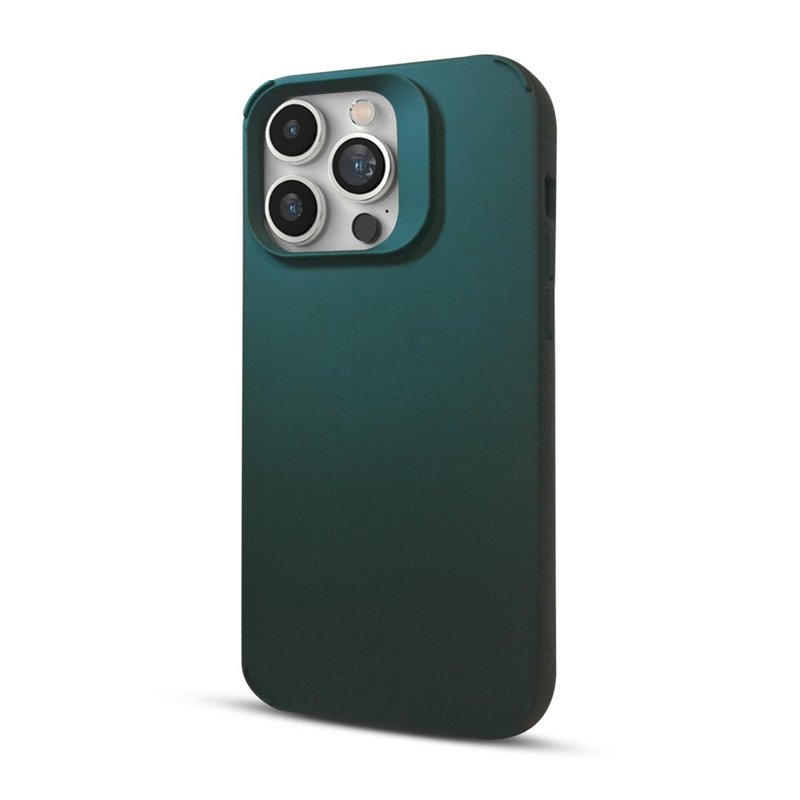 FUNDA SOUL SILICONE C/LENTE IPHONE 16 PRO MAX VERDE