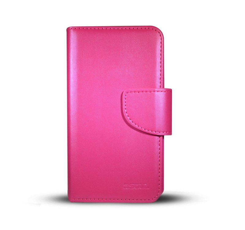 FLIP COVER UNIVERSAL CON SILICONA 6,5" FUCSIA