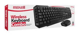 KIT TECLADO + MOUSE MAXELL INALÁMBRICO WKBC-200
