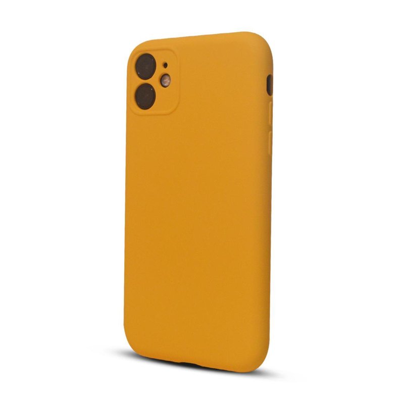 FUNDA SOUL SILICONE CASE COVER IPH 11 PRO AMARILLO