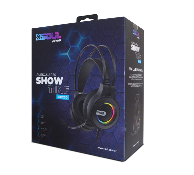 AURICULAR GAMER SOUL XH250 RGB