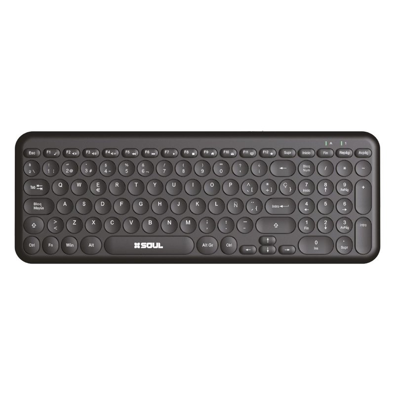 TECLADO SOUL OFFICE INALÁMBRICO OKW150 NEGRO