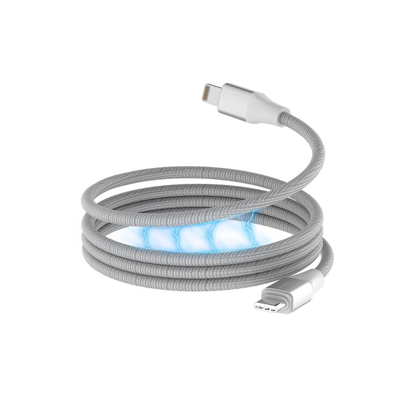 CABLE SOUL MAGNÉTICO USB-C A LIGHTNING 27W BLANCO