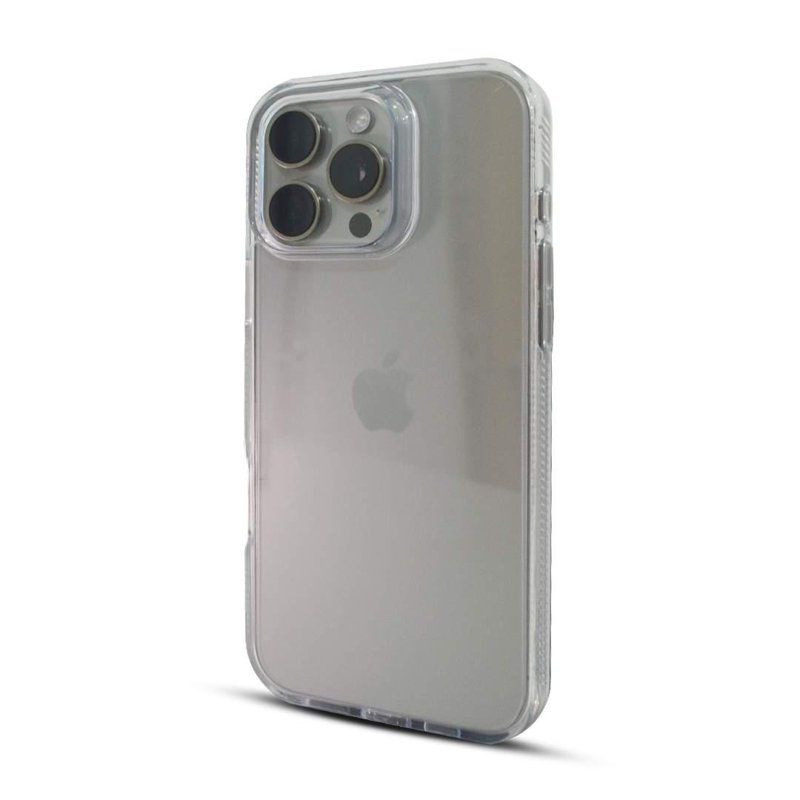 FUNDA SOUL CLEAR COLOR PREMIUM IPHONE 16 PRO TRANSPARENTE