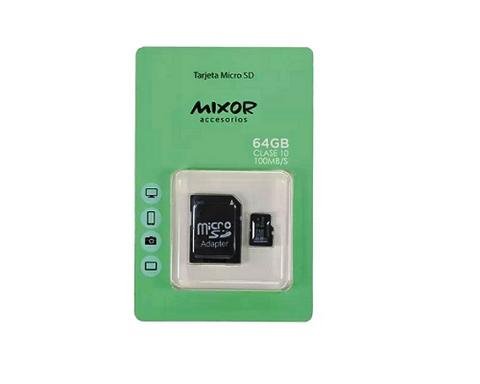 MEMORIA MIXOR MICRO SD 64GB CLASE 10