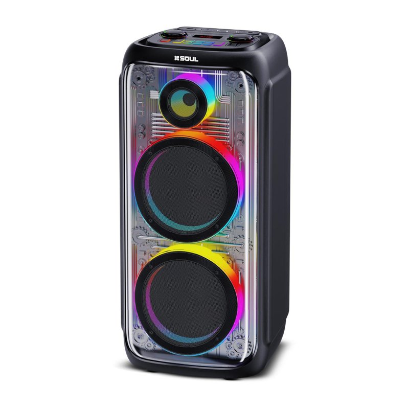 PARLANTE SOUL BT XL1300 SUPER NOISE 60W 8"X2 LED NEG