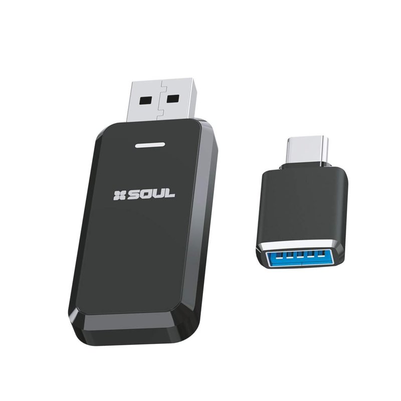 ADAPTADOR SOUL USB CAR PLAY INALÁMBRICO MULTIMEDIA P/AUTO