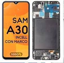 MODULO SAMSUNG A30/A50/A50S INCELL C/MARCO PREMIUM SILEO