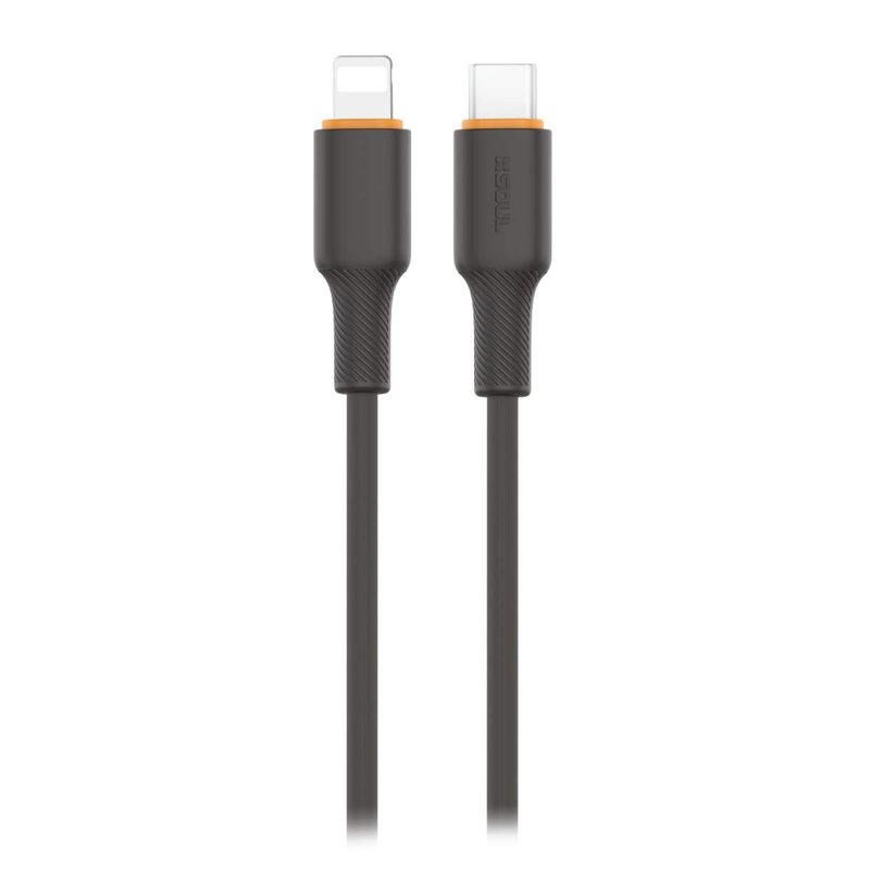 CABLE SOUL SILICONE USB-C A LIGHTNING 27W 1.5M NEGRO
