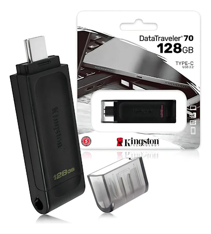 PENDRIVE KINGSTON 128GB DT 70 TIPO C
