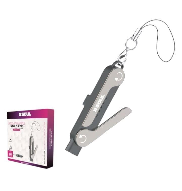 ADAPTADOR SOUL C/SOPORTE TYPE-C UNIVERSAL S/C