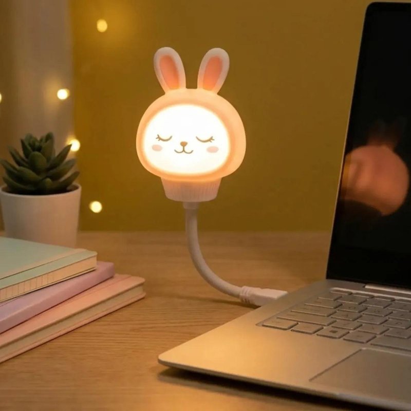 LAMPARA LED VELADOR NOCTURNA CONEJO