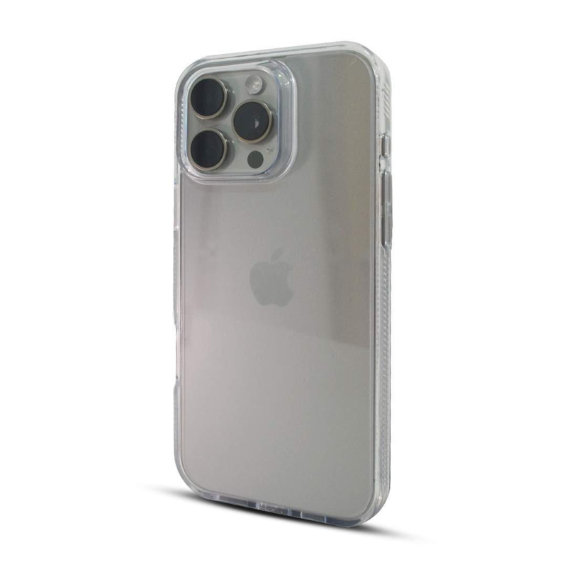 FUNDA SOUL CLEAR COLOR PREMIUM IPHONE 17 PRO TRANSPARENTE