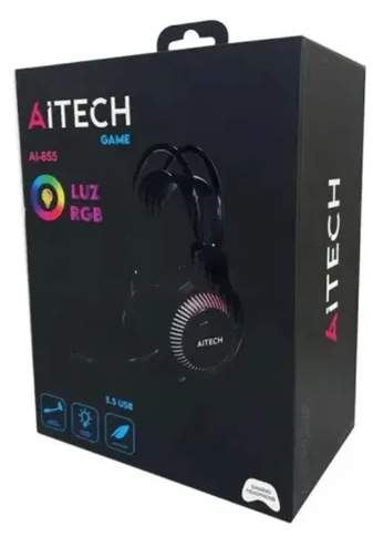 AURICULAR GAMER AITECH AI-855 CON LUZ RBG