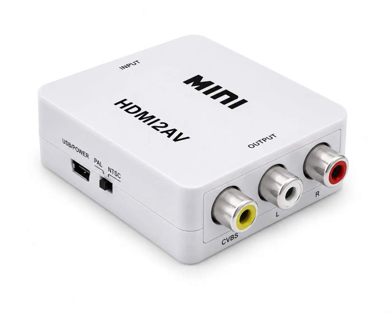 ADAPTADOR CONVERTIDOR INTCO RCA A HDMI