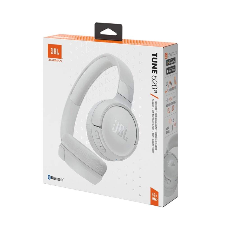 AURICULAR BT JBL TUNE T520 BT VINCHA BLANCO