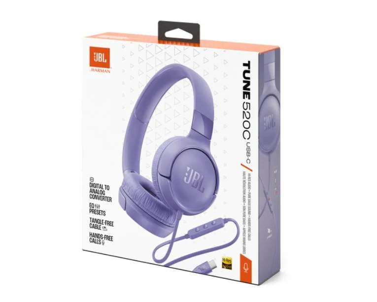 AURICULAR JBL TUNE 520 C VIOLETA